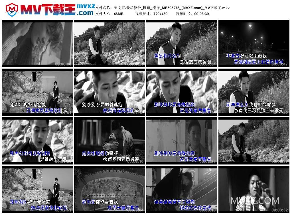 邹文正-最后警告_国语_流行_MB505278